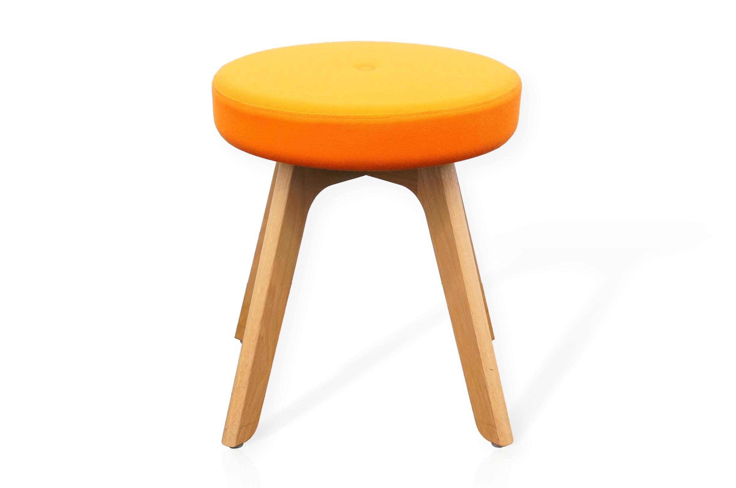 Connection Centro Low Stool In Orange Office Resale