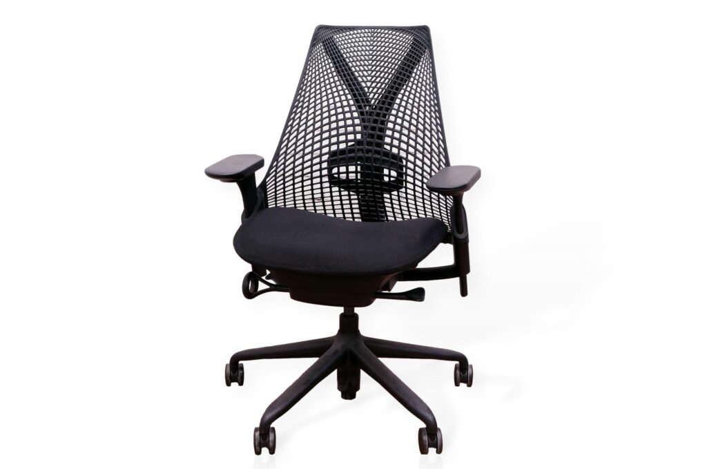 Herman Miller Sayl ergonomic office chair.