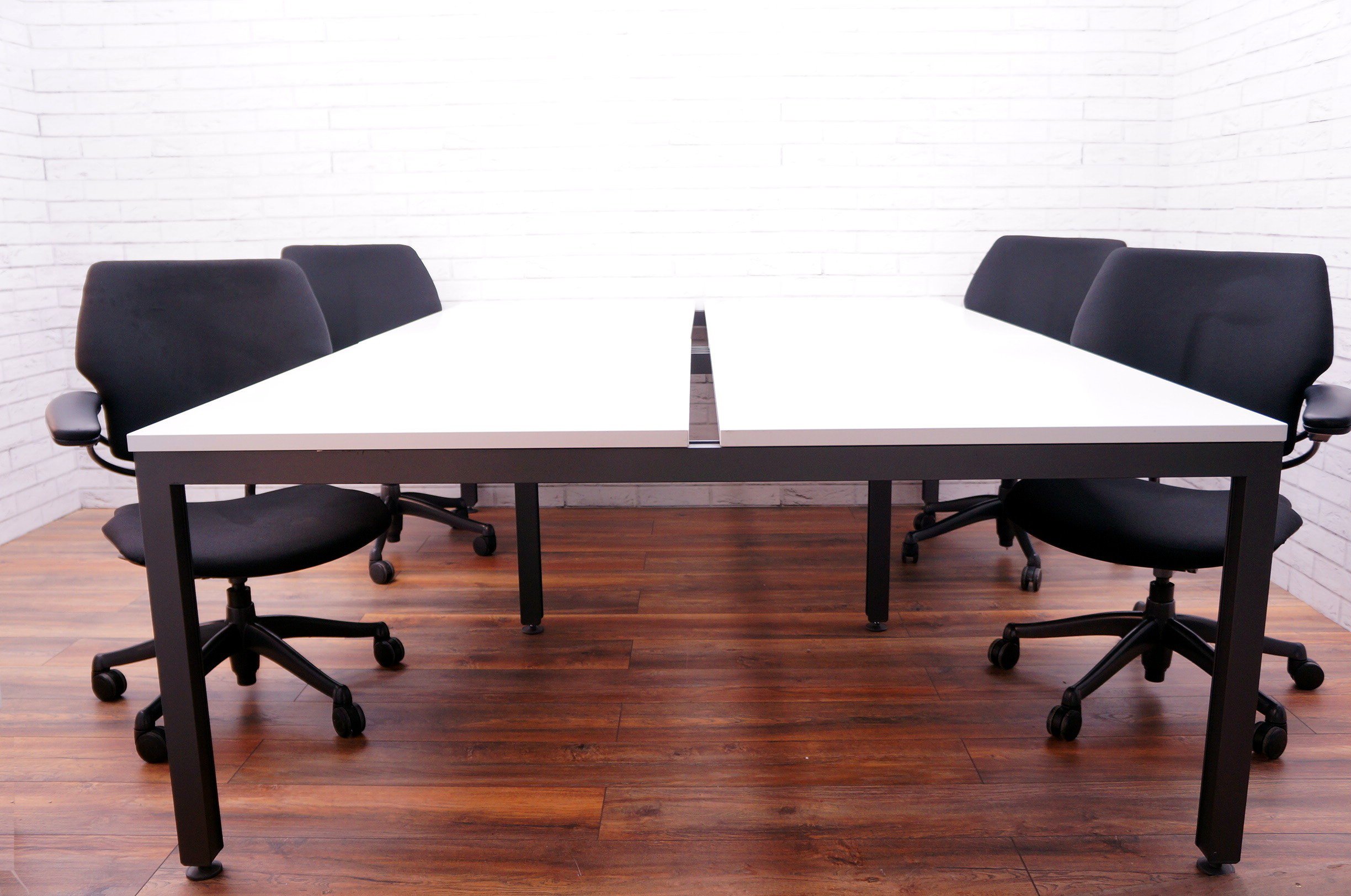 Herman Miller Sense 8 Person Bench Desk System Office Resale