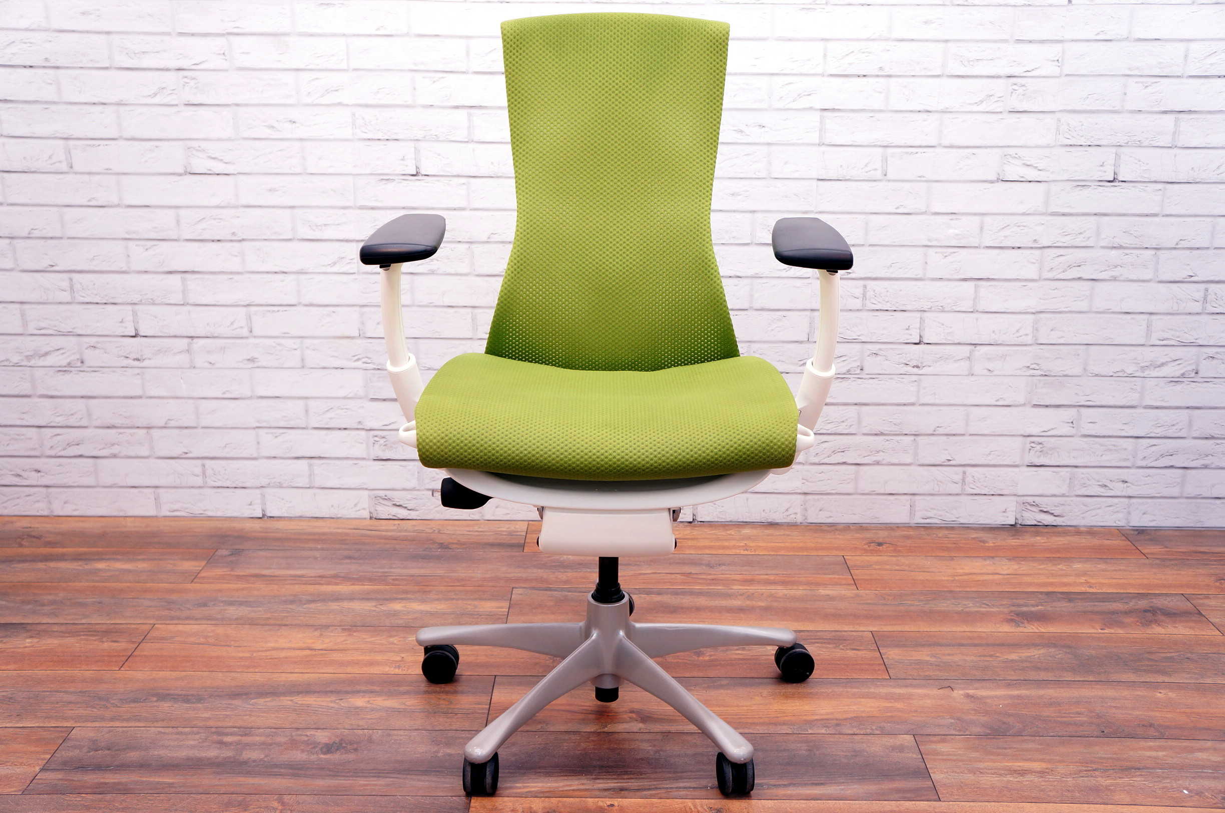 Herman Miller Embody Chair In Green & White - Office Resale