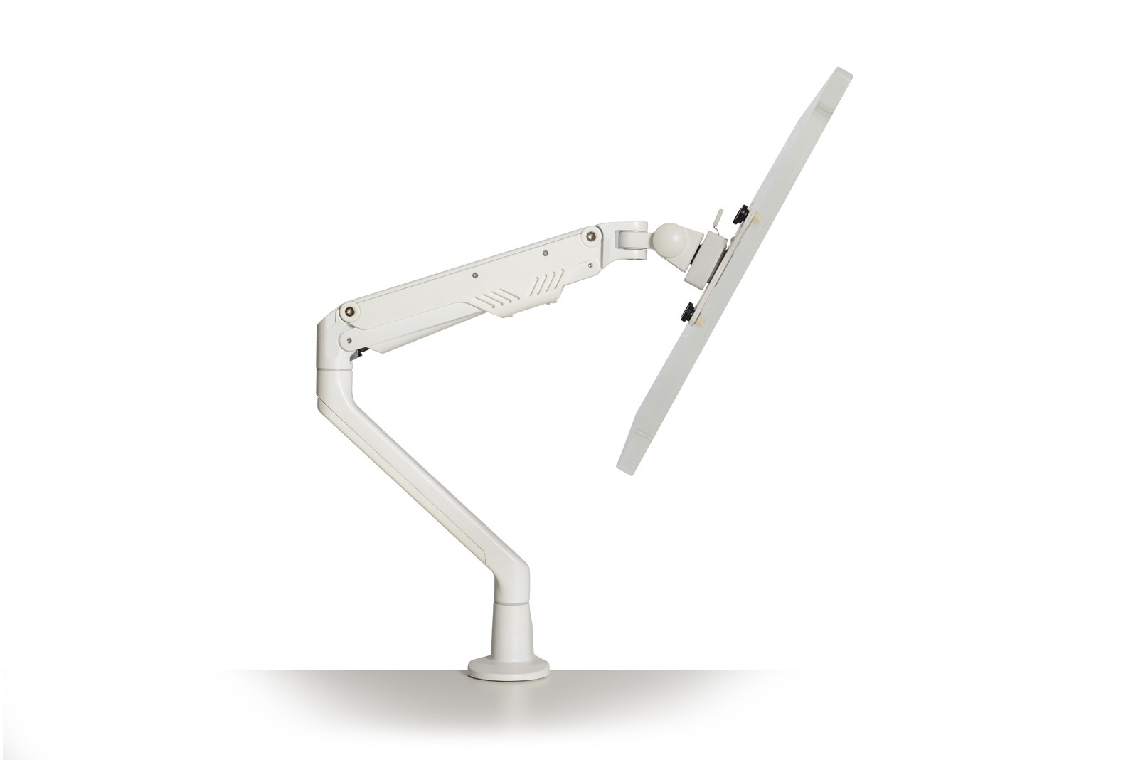SLIMLINE GAS LIFT SINGLE FLAT SCREEN MONITOR ARM IN SILVER Office