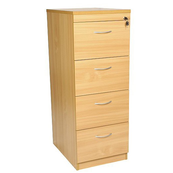 Endurance 4 Drawer Filing Cabinet In Light Oak Office Resale