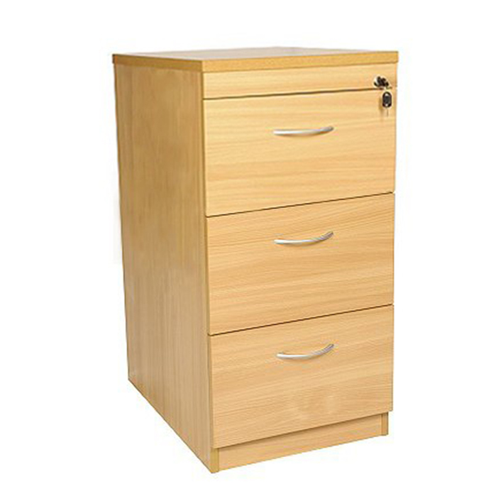 Endurance 3 DRAWER FILING CABINET In LIGHT OAK - Office Resale