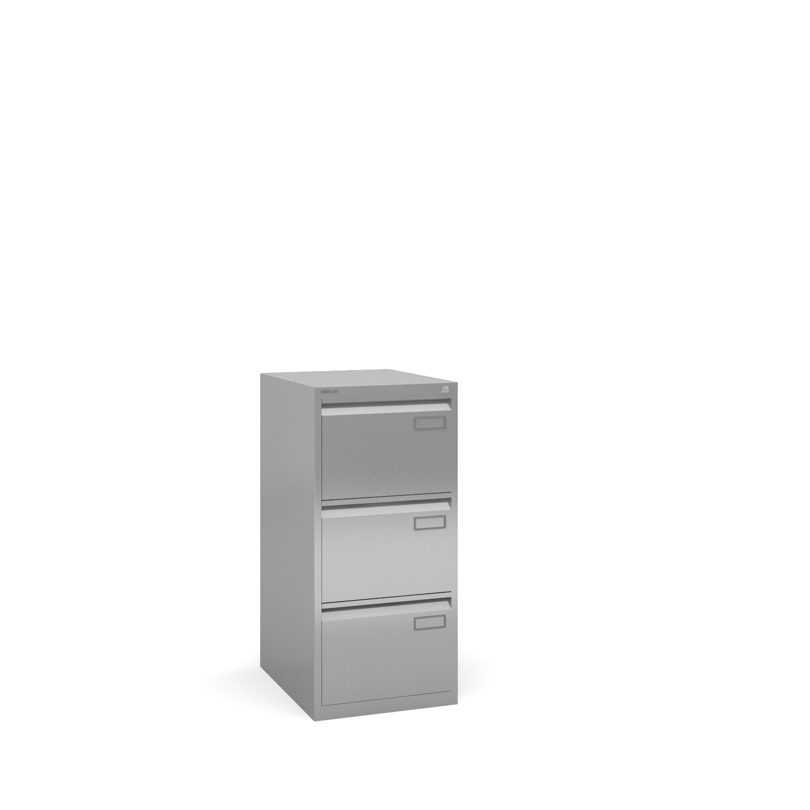 Bisley 3 Drawer Contract Filing Cabinet In Silver Office Resale