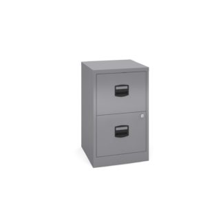 Bisley A4 Home Filer With 2 Drawers In Grey Drawers Office Resale