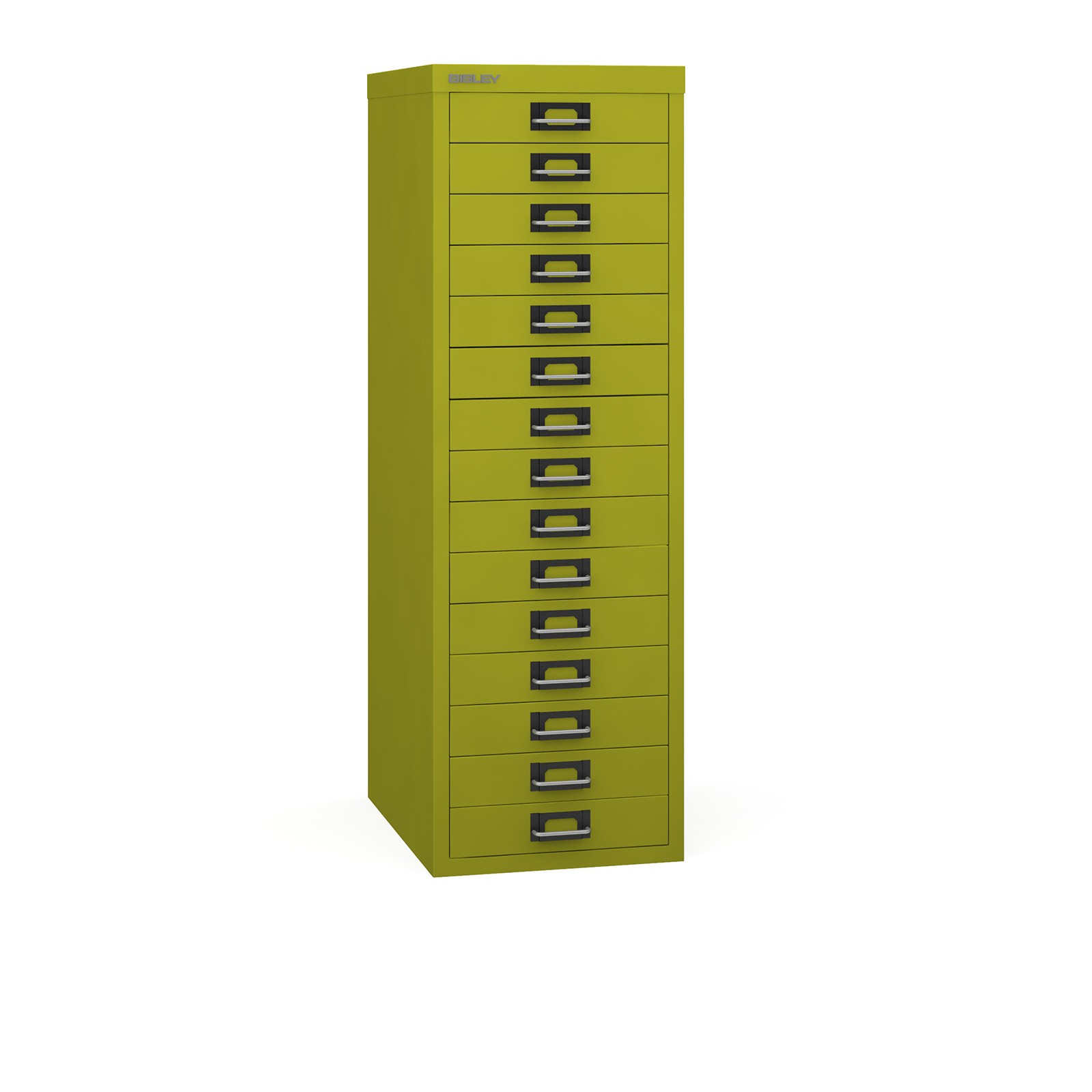Bisley Multi Drawers With 15 Drawers In Green Office Resale