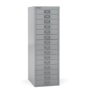 Bisley Multi Drawers With 15 Drawers In Silver Office Resale