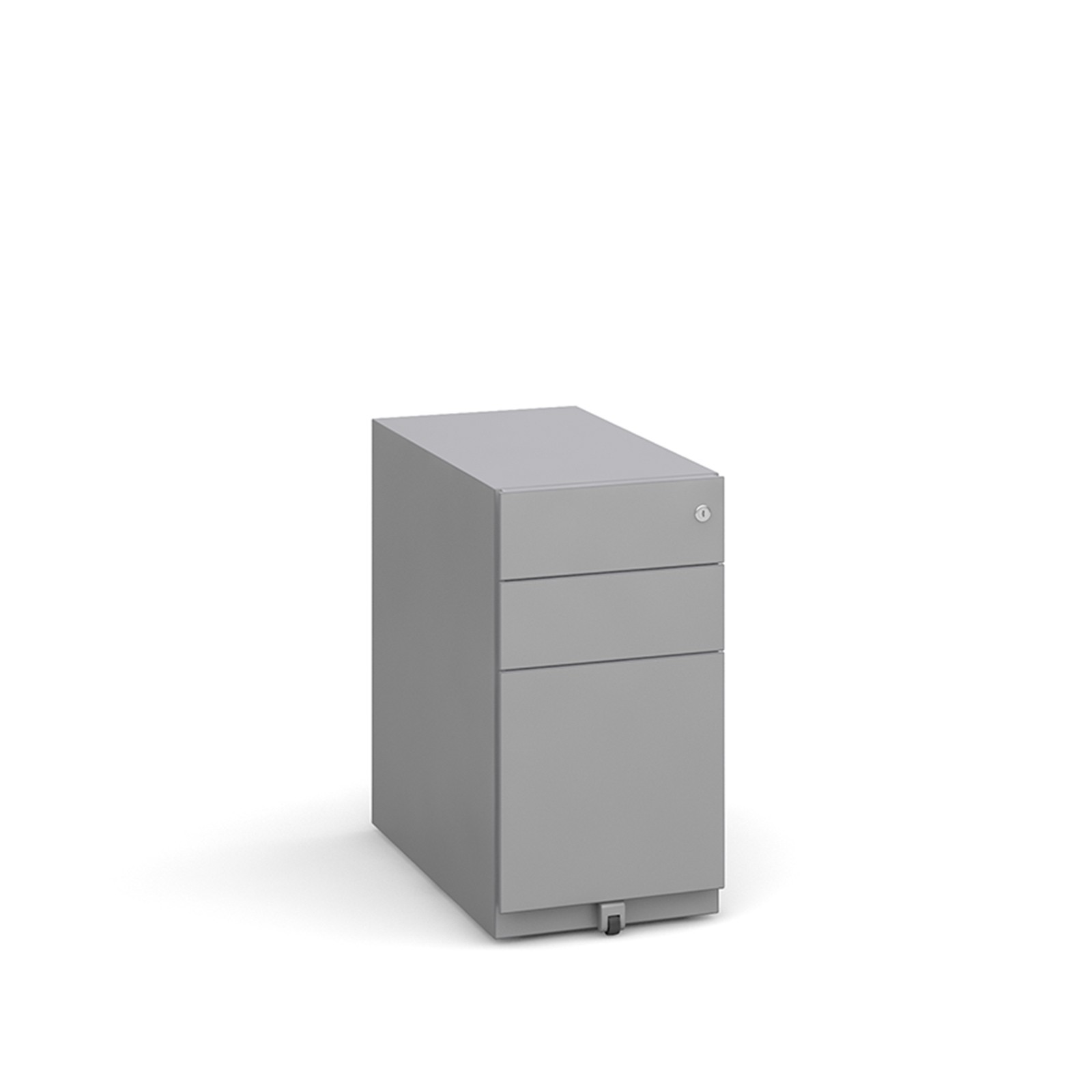 Slimline Steel Pedestal In Grey Office Resale