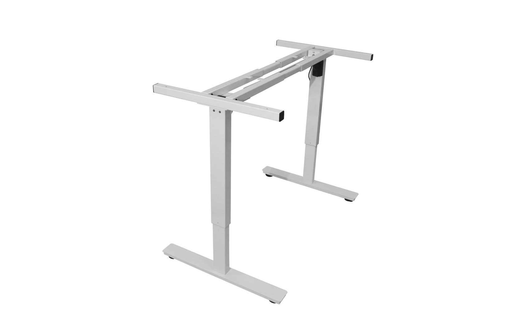 Electric Height Adjustable Desk Frame In Silver Office Resale