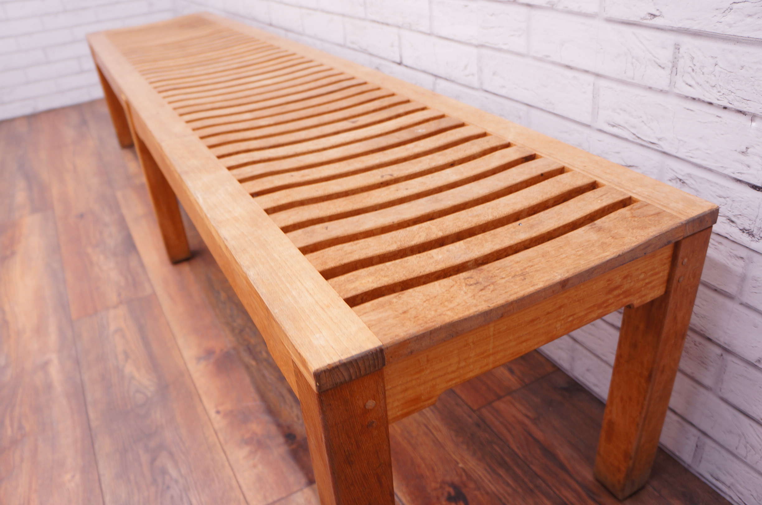 Kingdom Teak Backless Bench 2120mm Office Resale