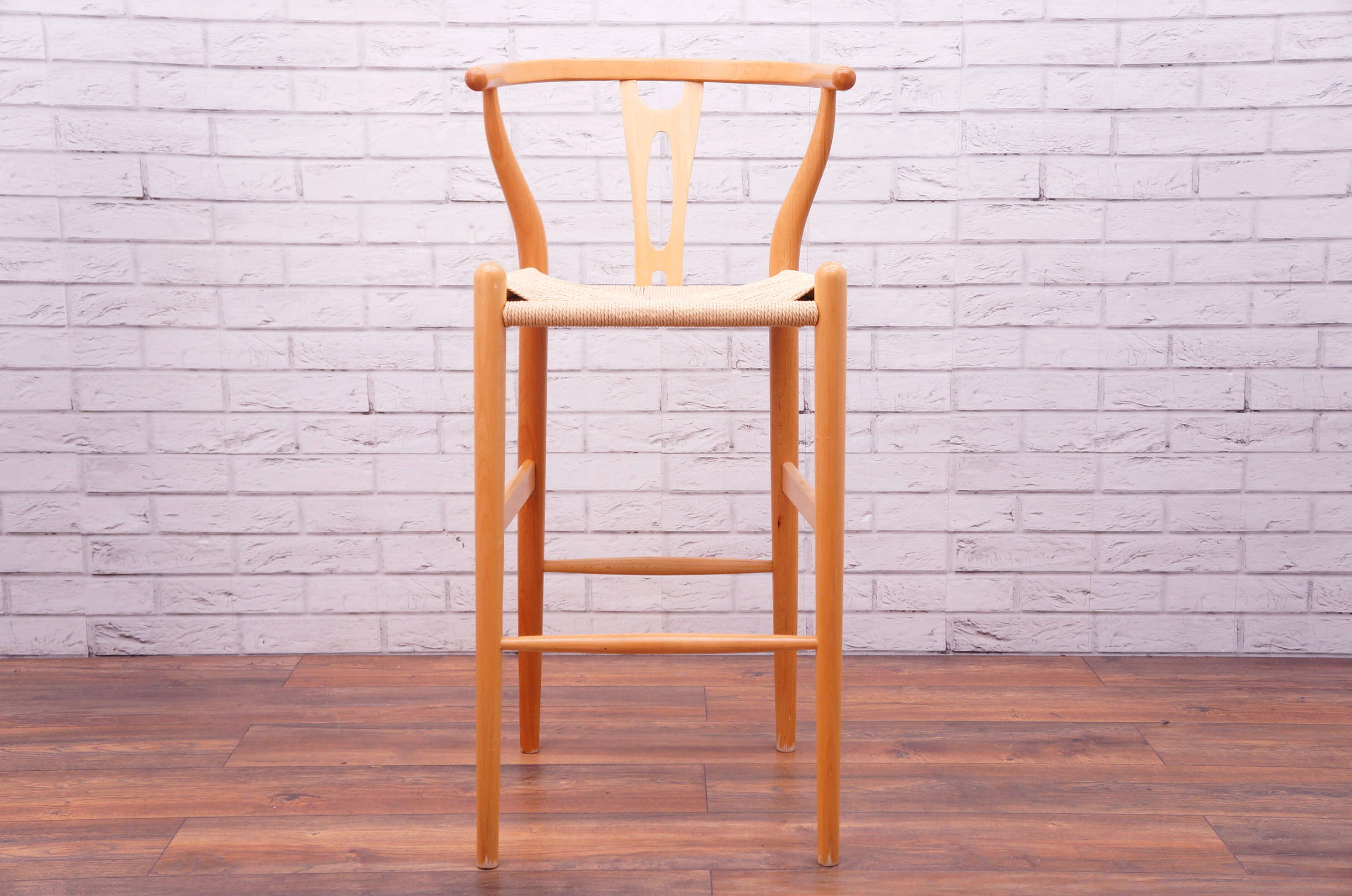 Carl Hansen Wishbone Style Stool Office Resale