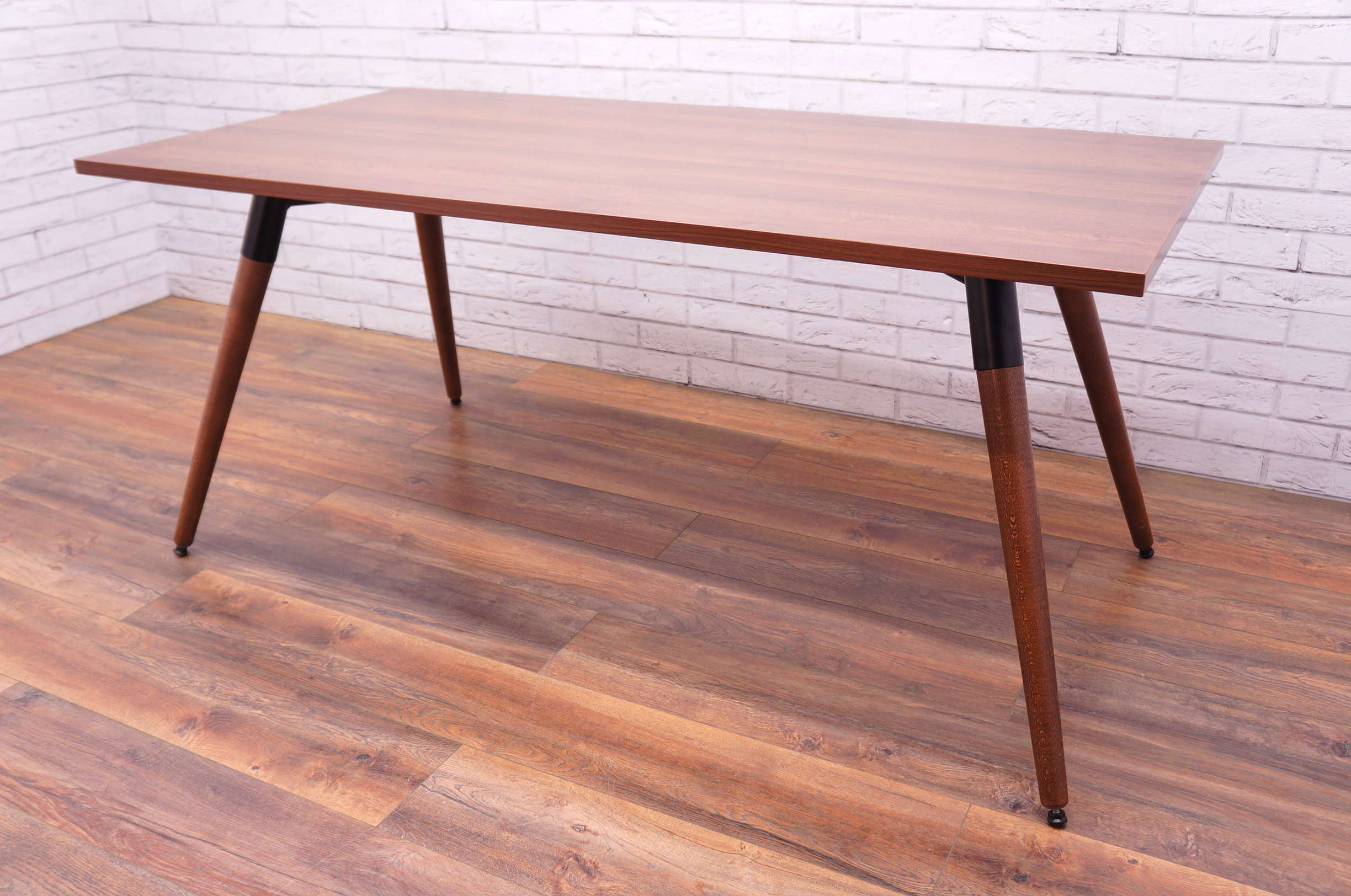 Rectangular Meeting Table In Walnut Office Resale