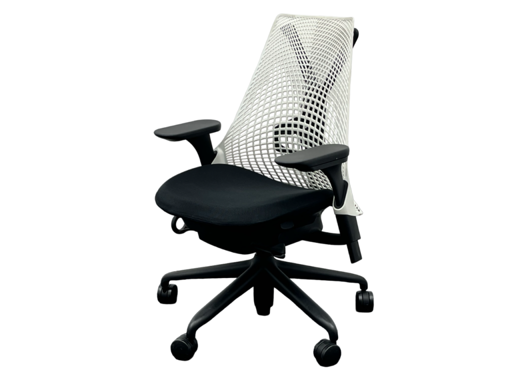 Herman Miller Sayl Chair with white back