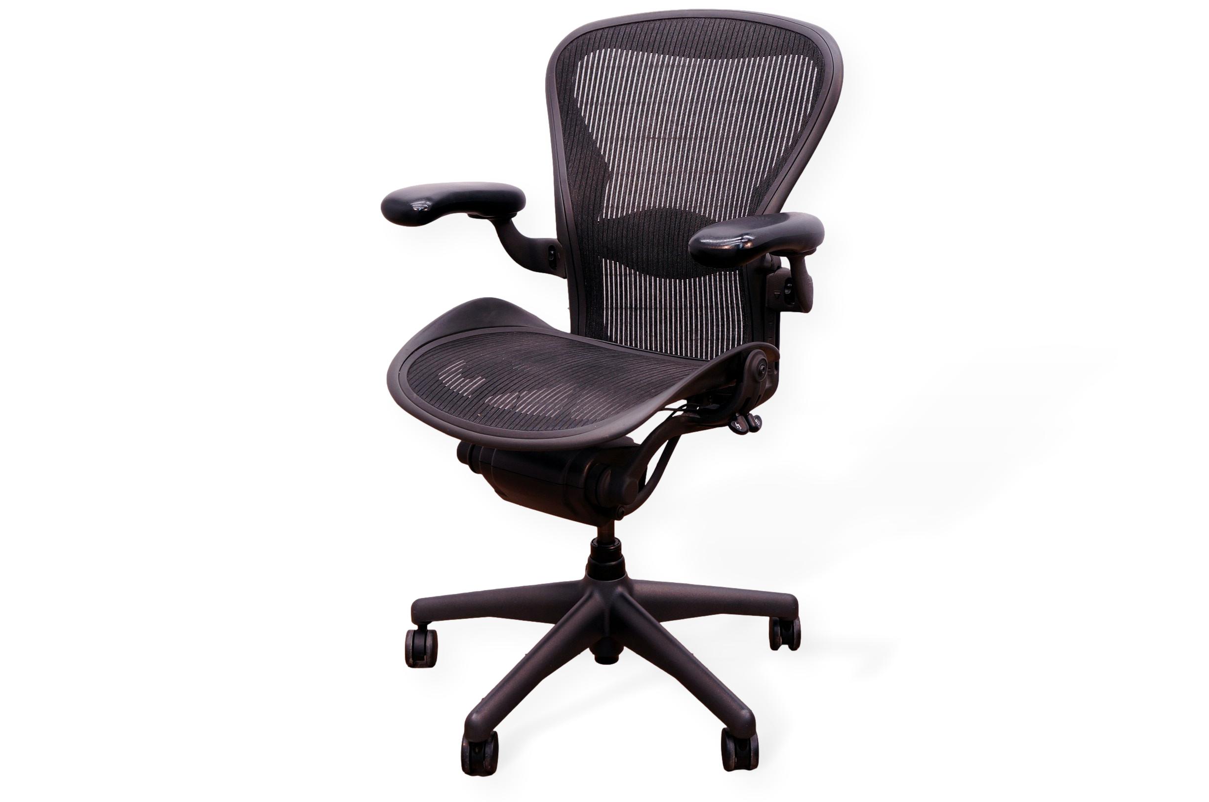 LUMBER SUPPORT Herman Miller Herman Miller Aeron Chair Size A FULLY LOADED 