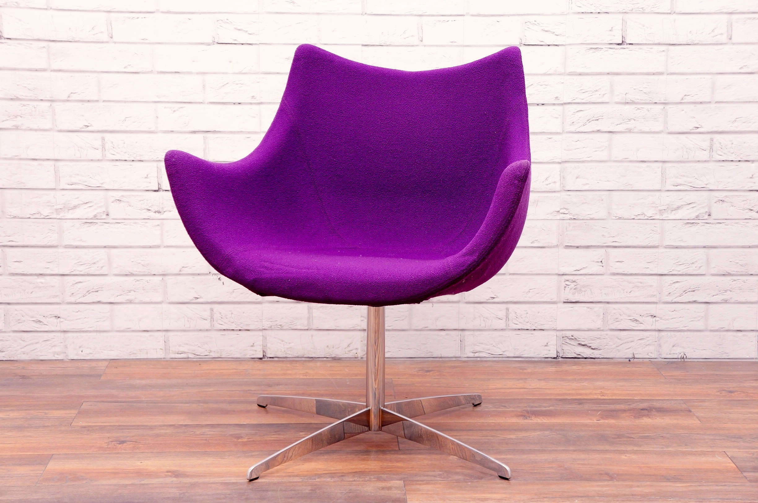 Depadova Basket Chair In Purple Office Resale