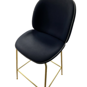 Gubi Beetle Bar Stool In Blue And Gold