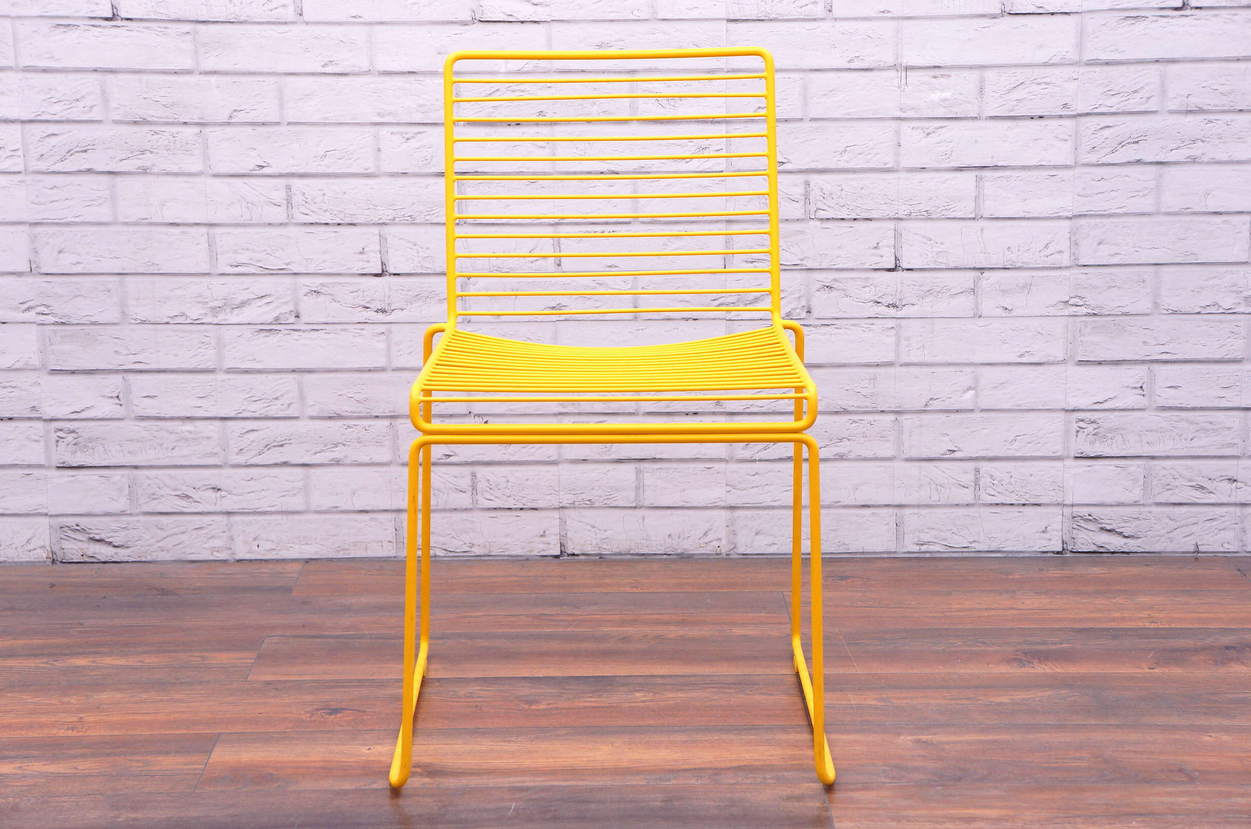 Wired Framed Chair In Yellow Office Resale