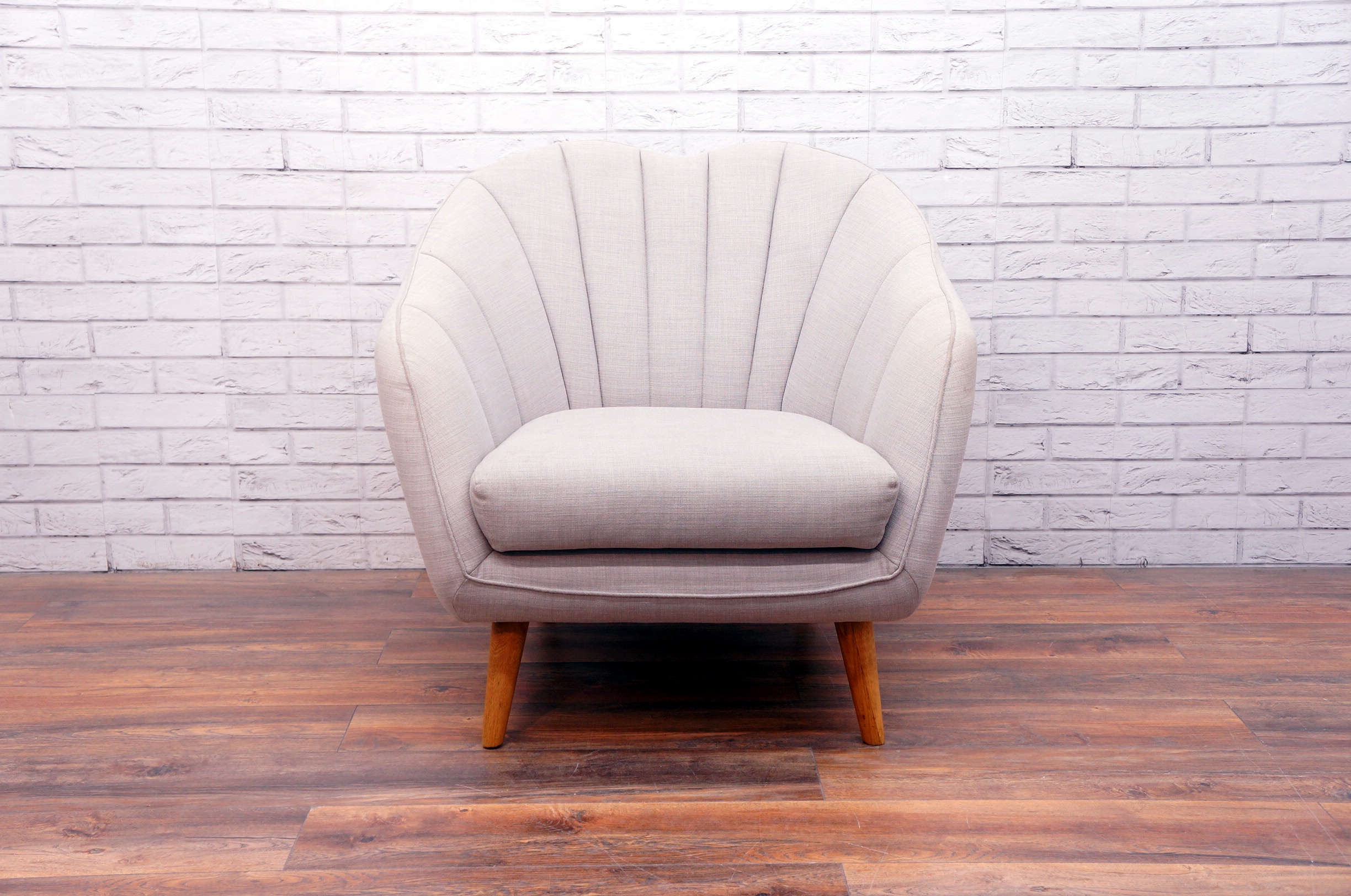 Loveseat Armchair In Light Beige Office Resale