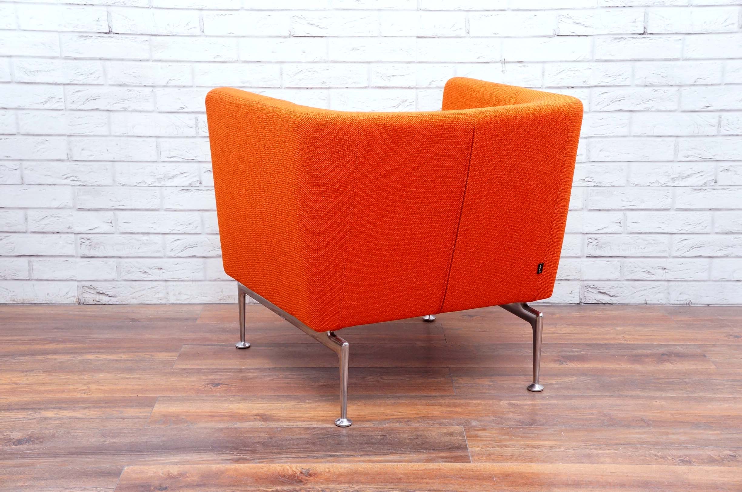 Vitra Suita Club Armchair In Burnt Orange Office Resale