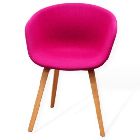 Hay About A Chair Upholstered Armchair In Cerise