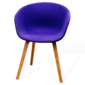 Hay About A Chair Upholstered Armchair In Purple