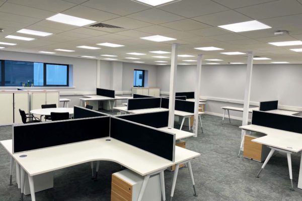 Expanding Global Manufacturer furnish their new offices with refurbished office furniture