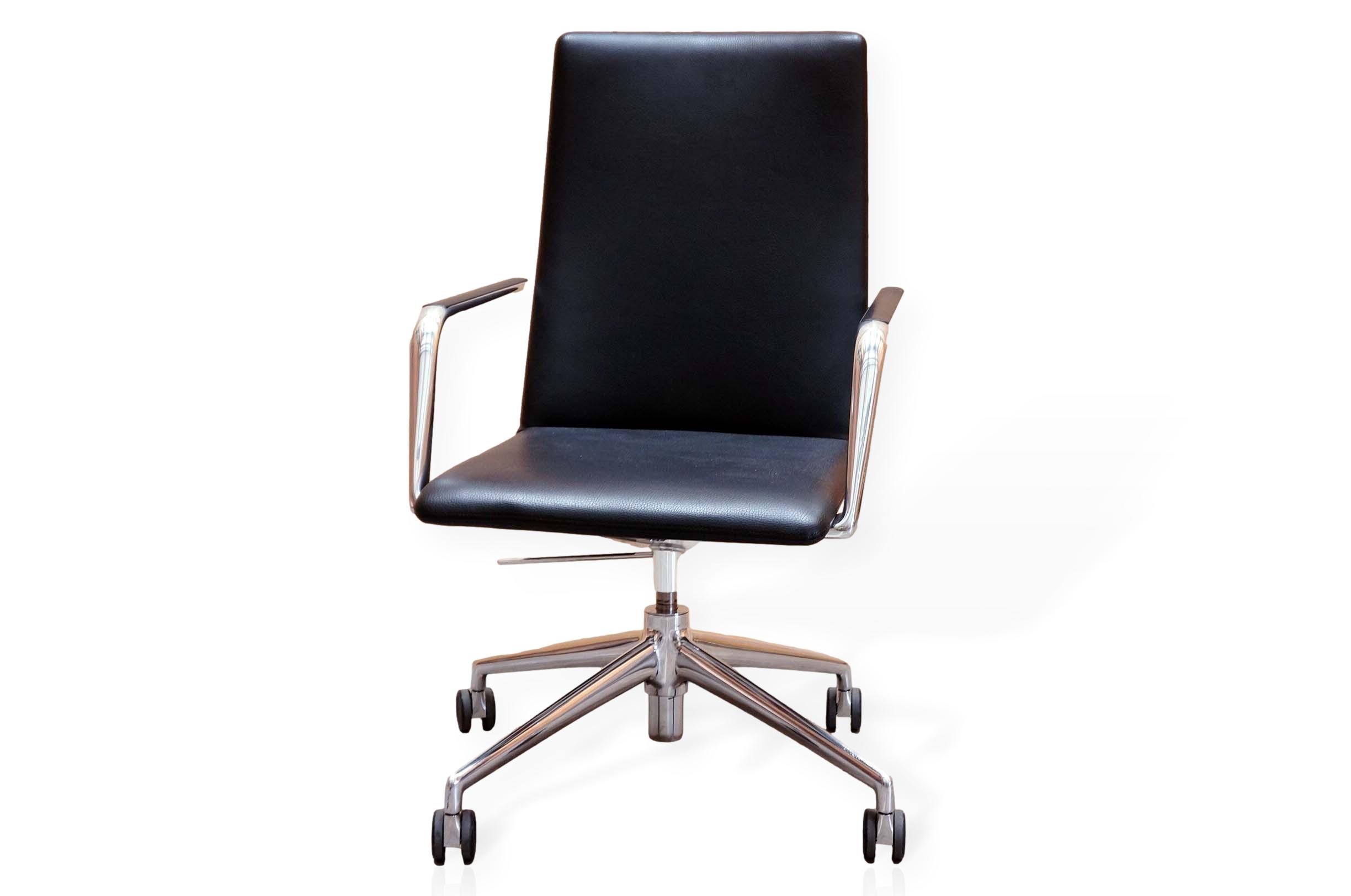 Brunner Fina Soft Open Chair In Black Office Resale