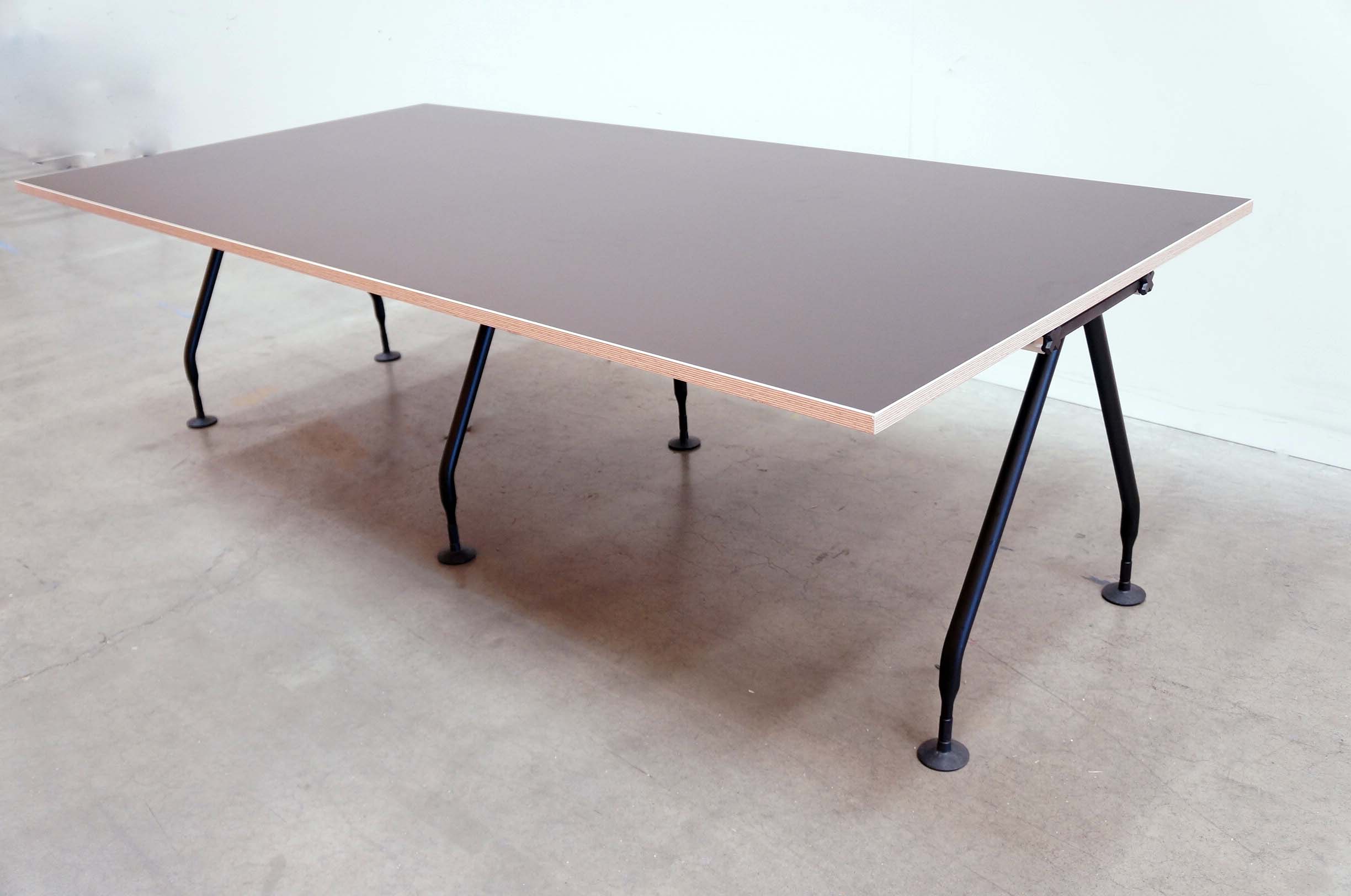 Vitra Ad Hoc Meeting Table With Matt Black Frame Office Resale