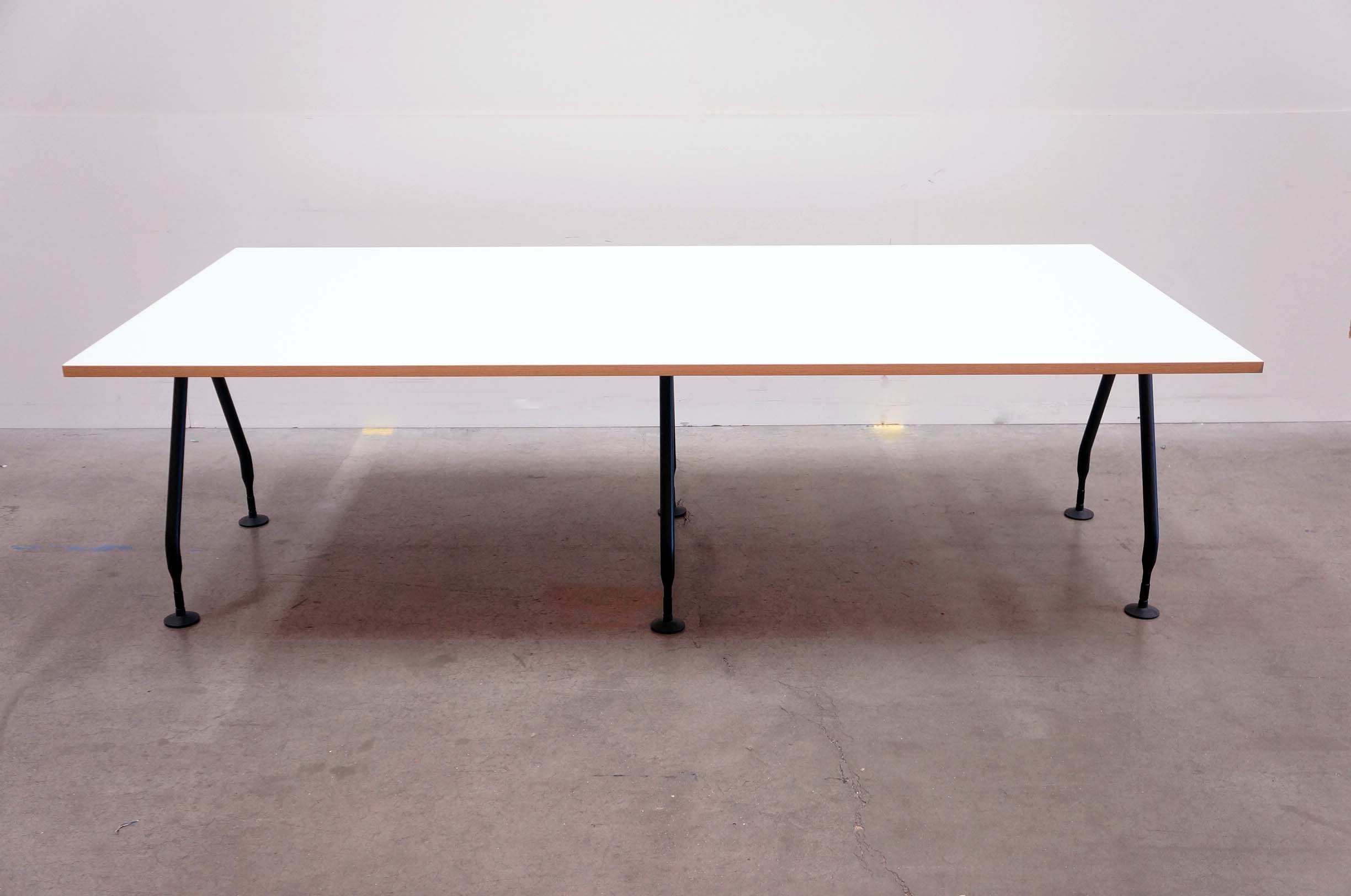 Vitra Ad Hoc Meeting Table With Matt Black Frame Office Resale