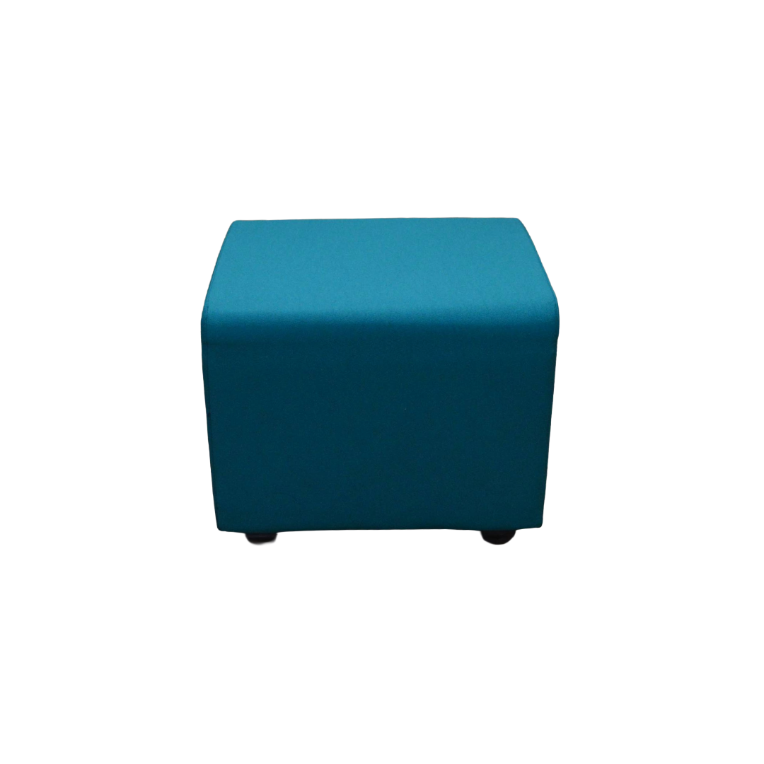 Haworth Square Stool Turquoise (1) Haworth Square Stool
