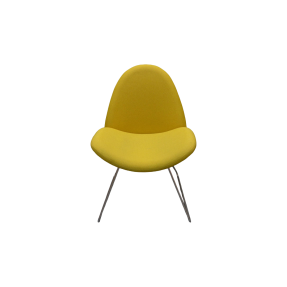 Boss Design Page Chair Yellow Chrome