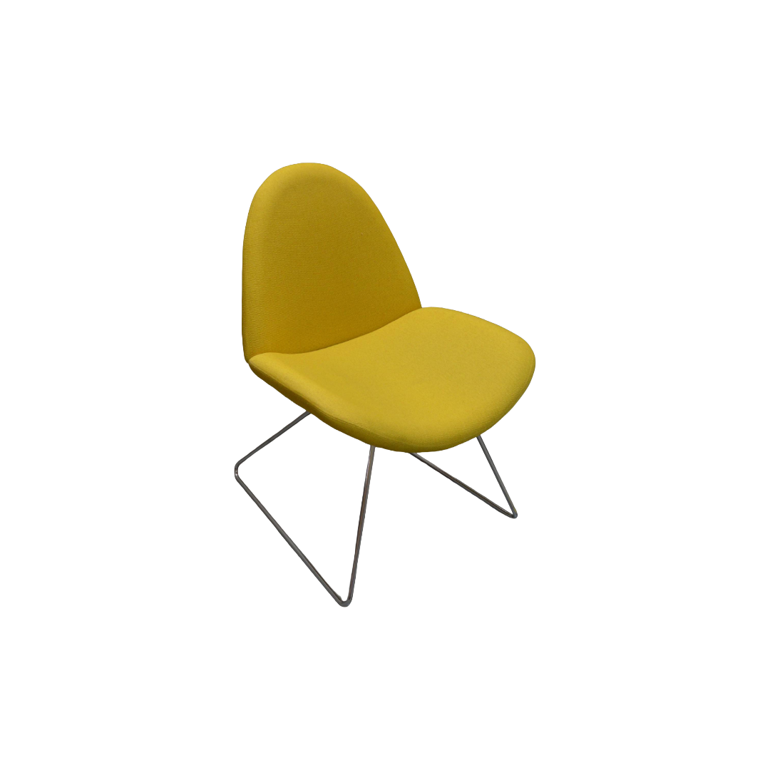 Boss Design Page Chair Yellow Chrome (2) Boss Design Page Chair Yellow Chrome