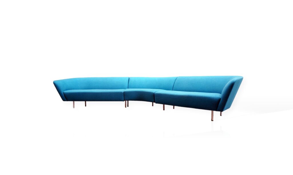 Arper Loop Modular Sofa In Blue