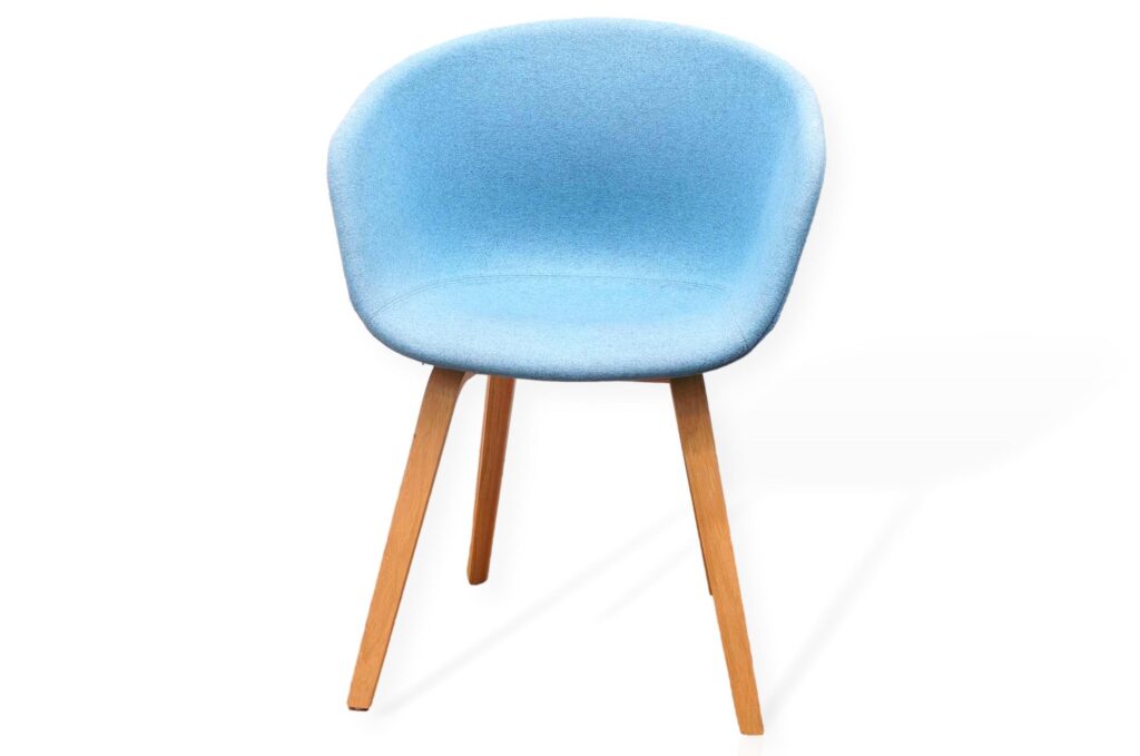 Hay About A Chair Upholstered Armchair In Light Blue