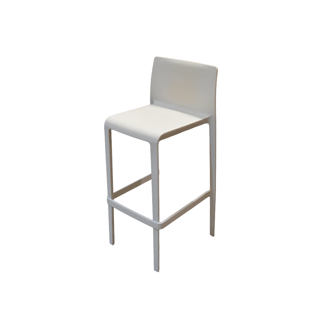 Pedrali Volt Bar Stool Off White (3) Pedrali Volt Bar Stool