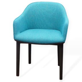 Vitra Softshell Chair In Turquoise