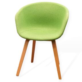 Hay About A Chair Upholstered Armchair In Lime Green