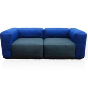 Hay Mags Modular 2 Piece Sofa In Blue/Turquoise
