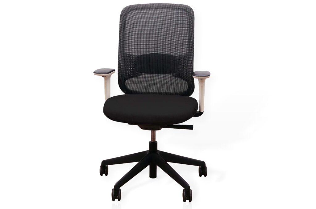 Orangebox Do Task Chair In Black & White on White Background