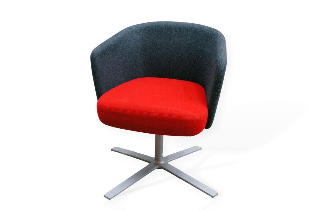Orangebox HY-01 Chair In Red/Grey