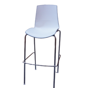 Connection Ice Bar Stool In Grey/White