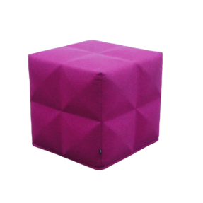 BuzziCube Stool By Buzzispace In Cerise