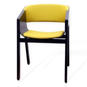 Ton Merano Armchair In Black/Lime Green