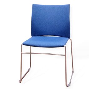 Broadstock Xpresso Upholstered Meeting Chair In Blue