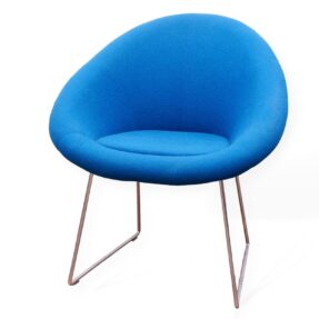 Connection Gloss. Tub Chair In Blue