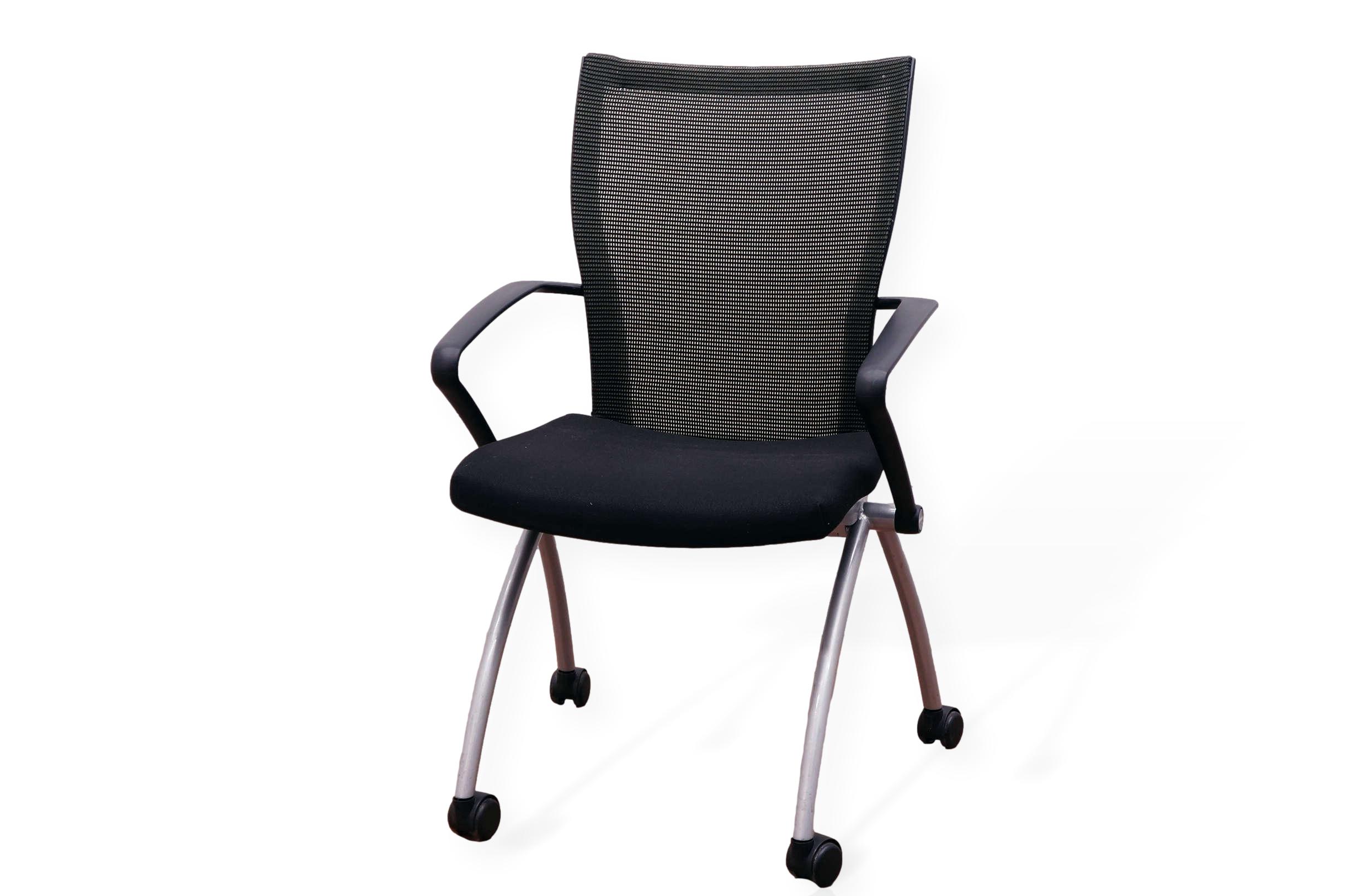 Haworth Comforto 99 Meeting Chair In Chartreuse Office Resale
