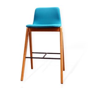 Naughtone Viv Barstool In Turquoise Blue