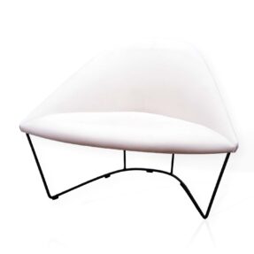 Arper Colina M Sled Armchair In White