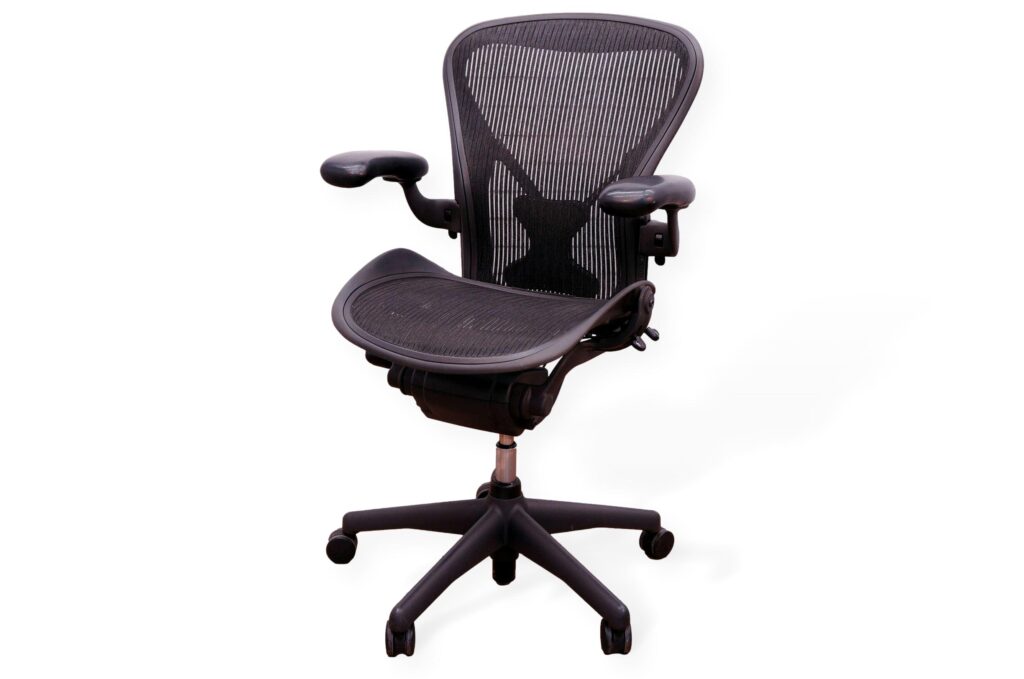 Refurbished Herman Miller Aeron Classic Size B Refurbished with Posturfit