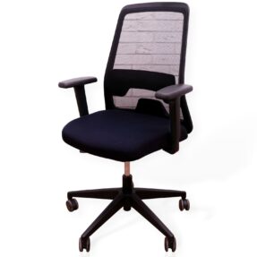 Interstuhl EVERYis1 Task Chair In Black on White Background